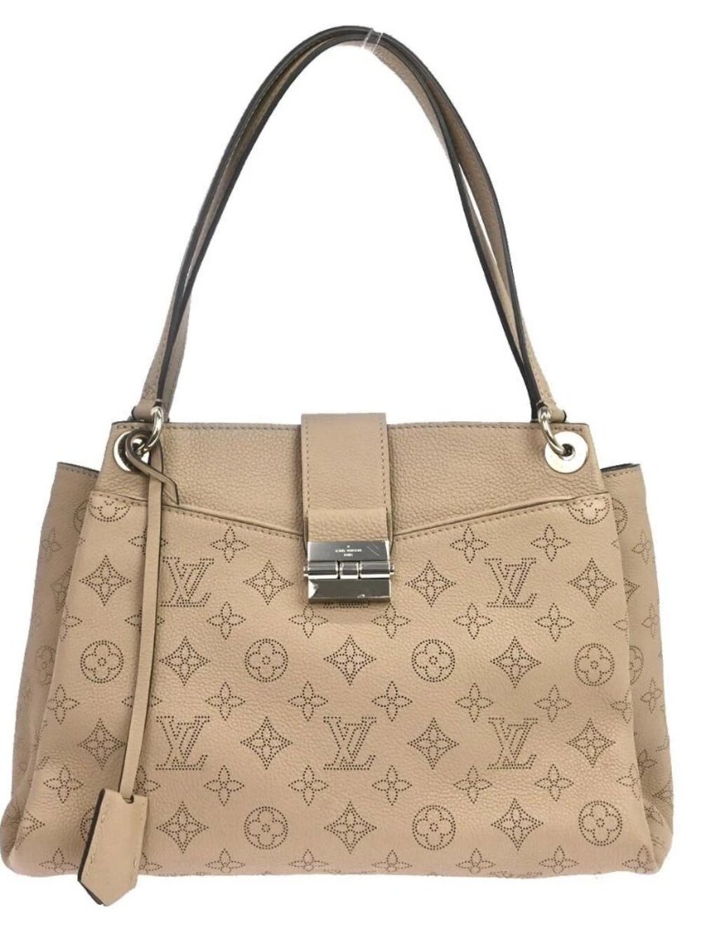 Louis Vuitton Beige Mahina Sevres Tote Bag M41789